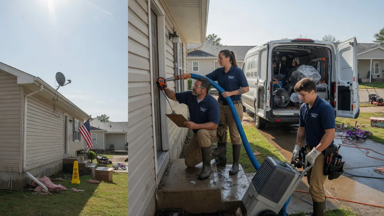 Ceiling Water Damage Restoration in Deanville, TX near me