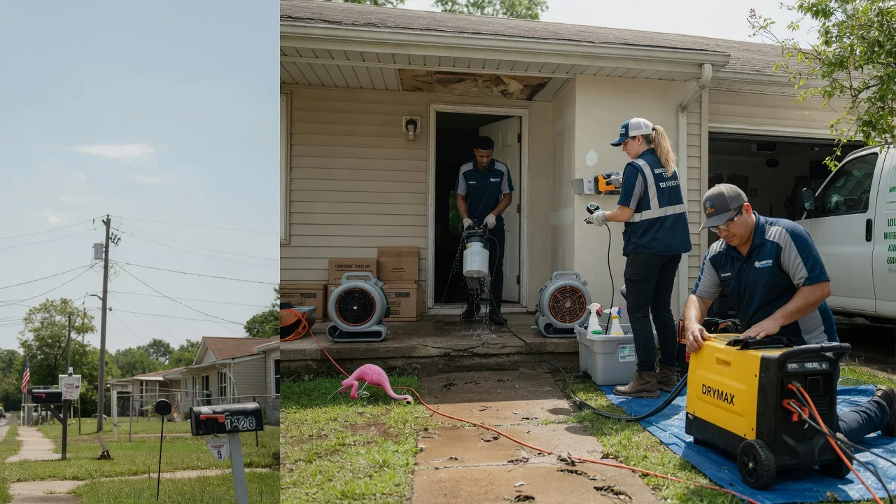 Storm Damage Water Removal in Deanville, TX near me